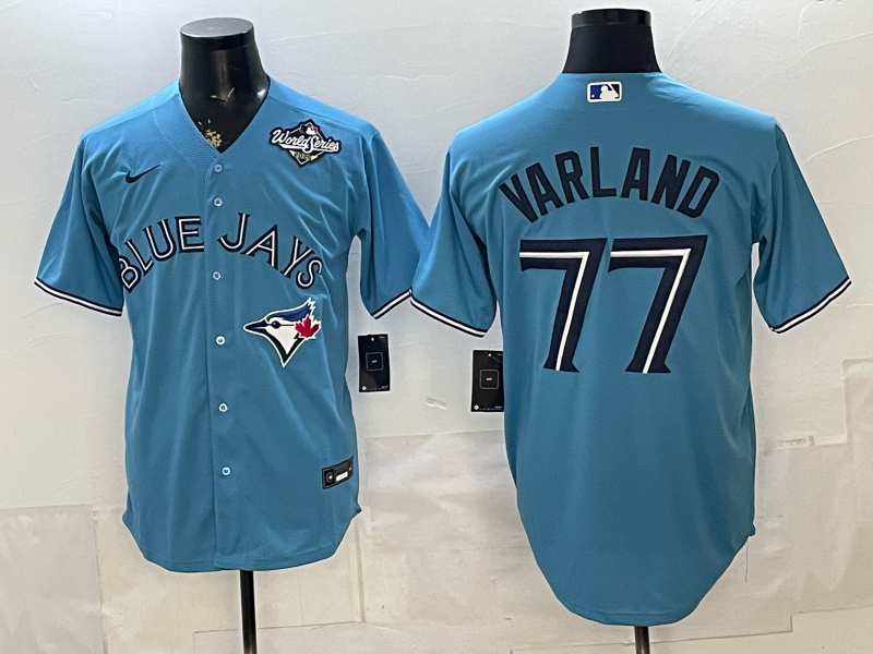 Men 2026 Toronto Blue Jays #77 Varland Blue Game Nike MLB Jersey 05190013->toronto blue jays->MLB Jersey